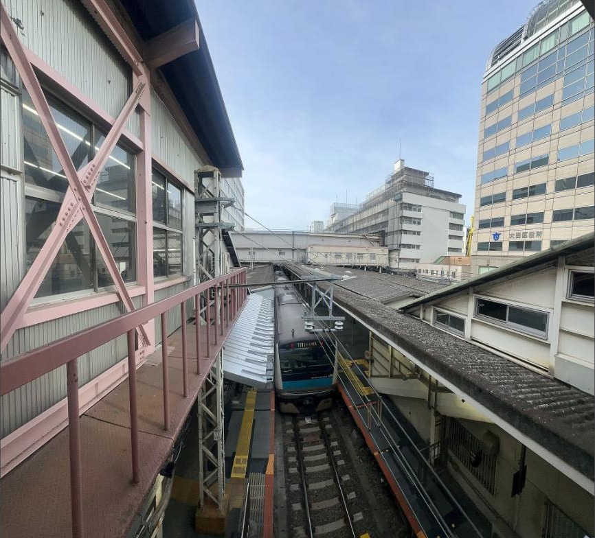 大田区蒲田駅周辺の街並み